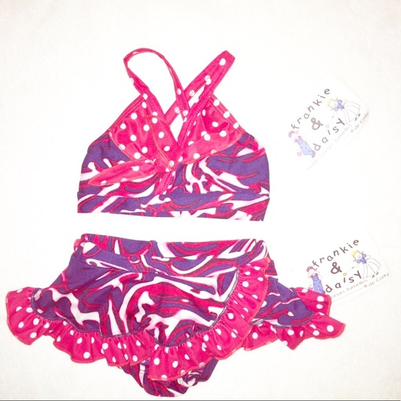 NEW FRANKIE & DAISY Toddler Bikini-Size 2T - Picture 1 of 3